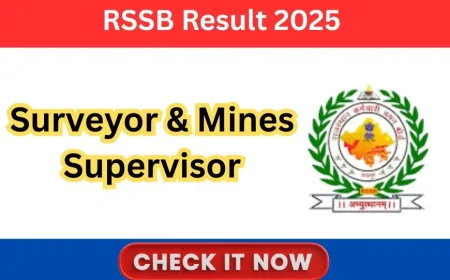 RSSB Surveyor & Mines Supervisor Result 2025