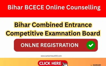 Bihar BCECE Online Counselling/ Choice Filling 2025