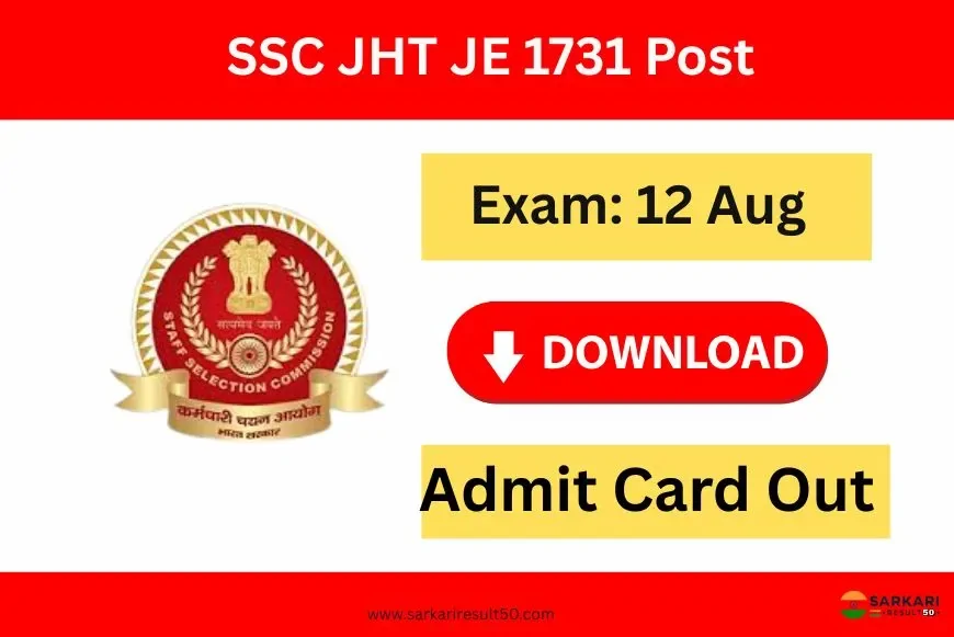 SSC JHT Exam City Details 2025 (437 Posts)