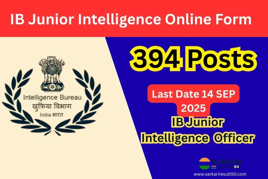 IB Junior Intelligence Officer Grade II 2025-start