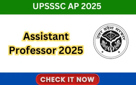 UPPSC Assistant Professor Recruitment 2025 | Apply Online for 1,253 Posts