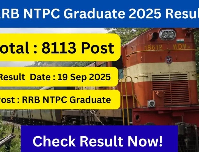 Railway RRB NTPC Graduate Level Result 2025 out