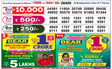 Lottery Sambad 6PM Result Today 13 June 2026