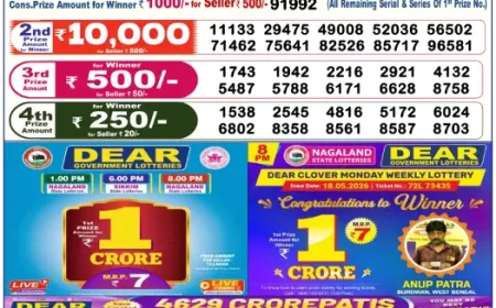 Lottery Sambad 6PM Result Today 01 August 2026